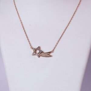Rose Gold Chain And Locket Set for girls (CODE: VSNCRGCS005), 925 Sterling silver