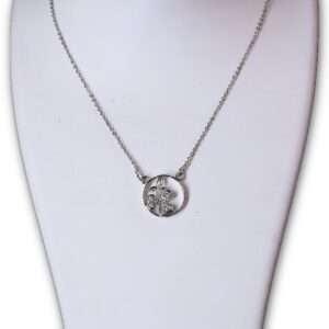 Russian Chain And Locket Set for girls (CODE: VSNCRCS001), 925 Sterling silver.
