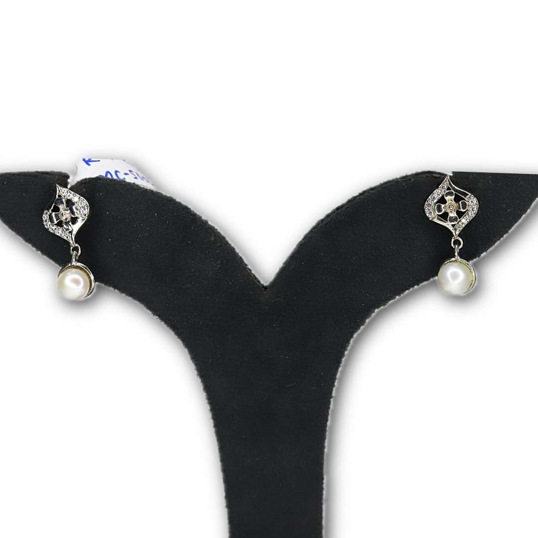 Silver Jhumki Set (CODE: VSNCSJ020), 925 sterling silver. - Image 2