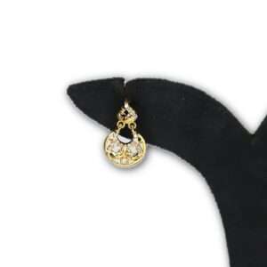 Gold Plated Jhumki (CODE: VSNCGPJ022),925 Sterling silver.