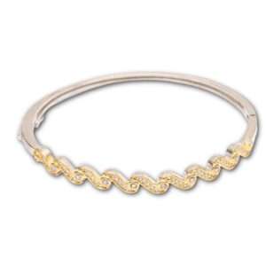 Gold Plated Kada for girls (CODE: VSNCGPK002), 925 Sterling silver.