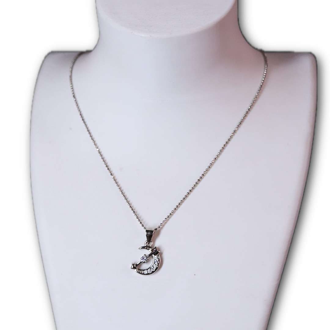 Silver Chain And Locket Set for girls (CODE: VSNCSCS008), 925 Sterling silver. - Image 2