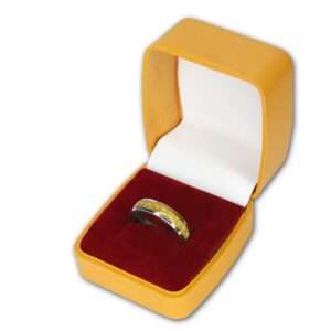 Golden Band Men's Ring {Size:15 },(VSNCMR058),S925 Silver