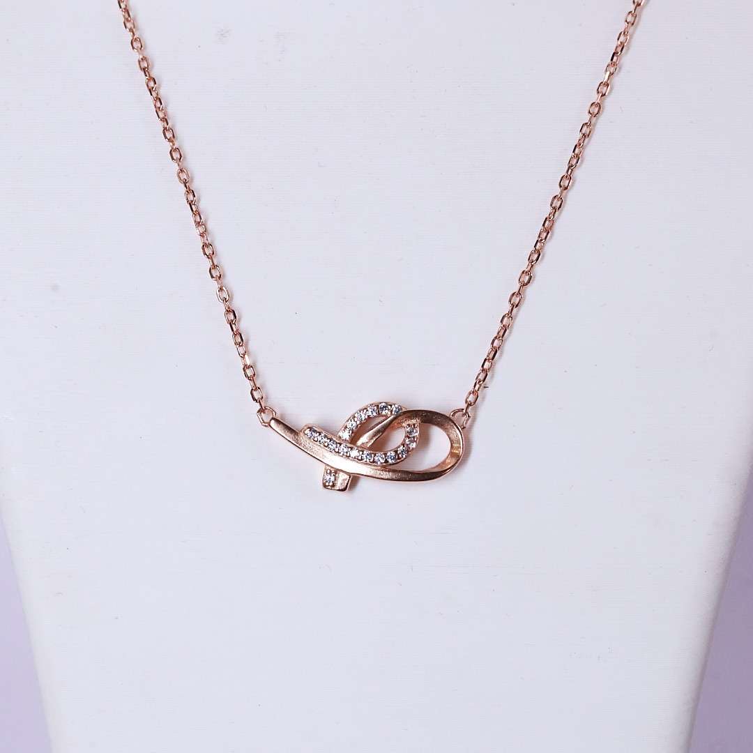 Rose Gold Chain Set for Girls (CODE: VSNCRGCS012), Chain and Locket Set.