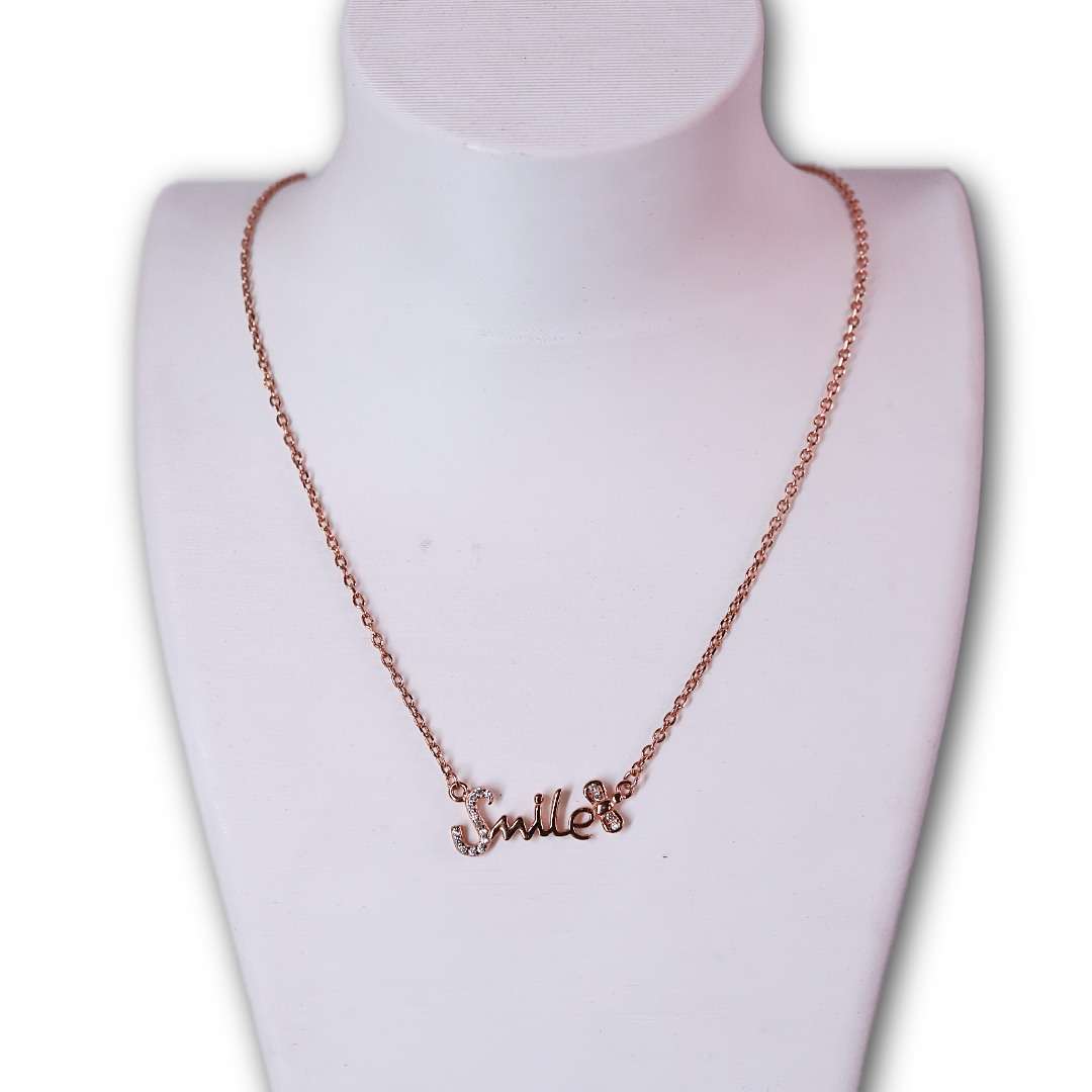 Rose Gold Chain Set for Girls (CODE: VSNCRGCS016), Chain and Locket Set. - Image 2