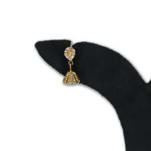 Gold Plated Jhumki (CODE: VSNCGPJ002),925 Sterling silver.