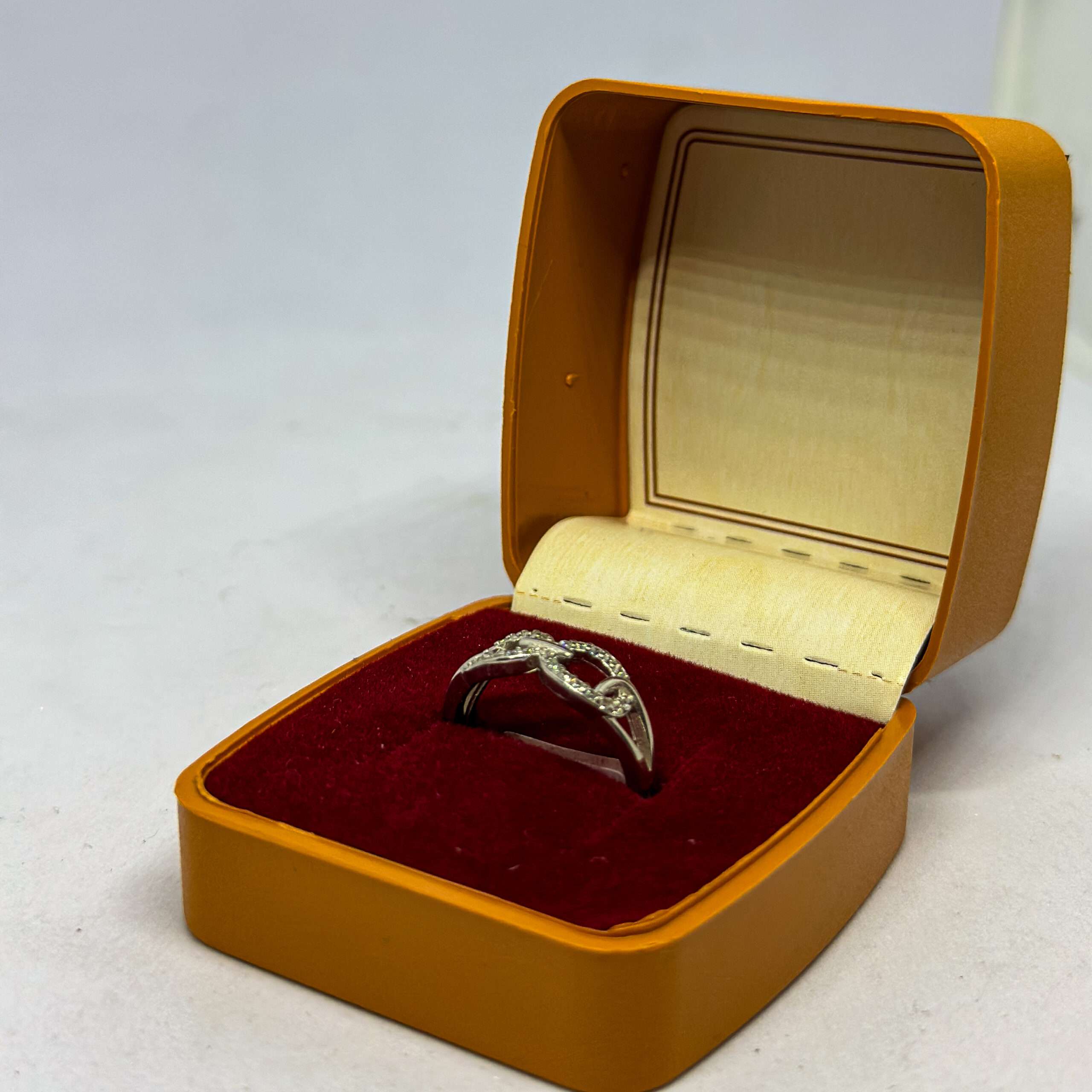 White Stoned Ring(Size:13) (CODE: VSNCGR039), Girls Ring, 925 Sterling silver. - Image 3