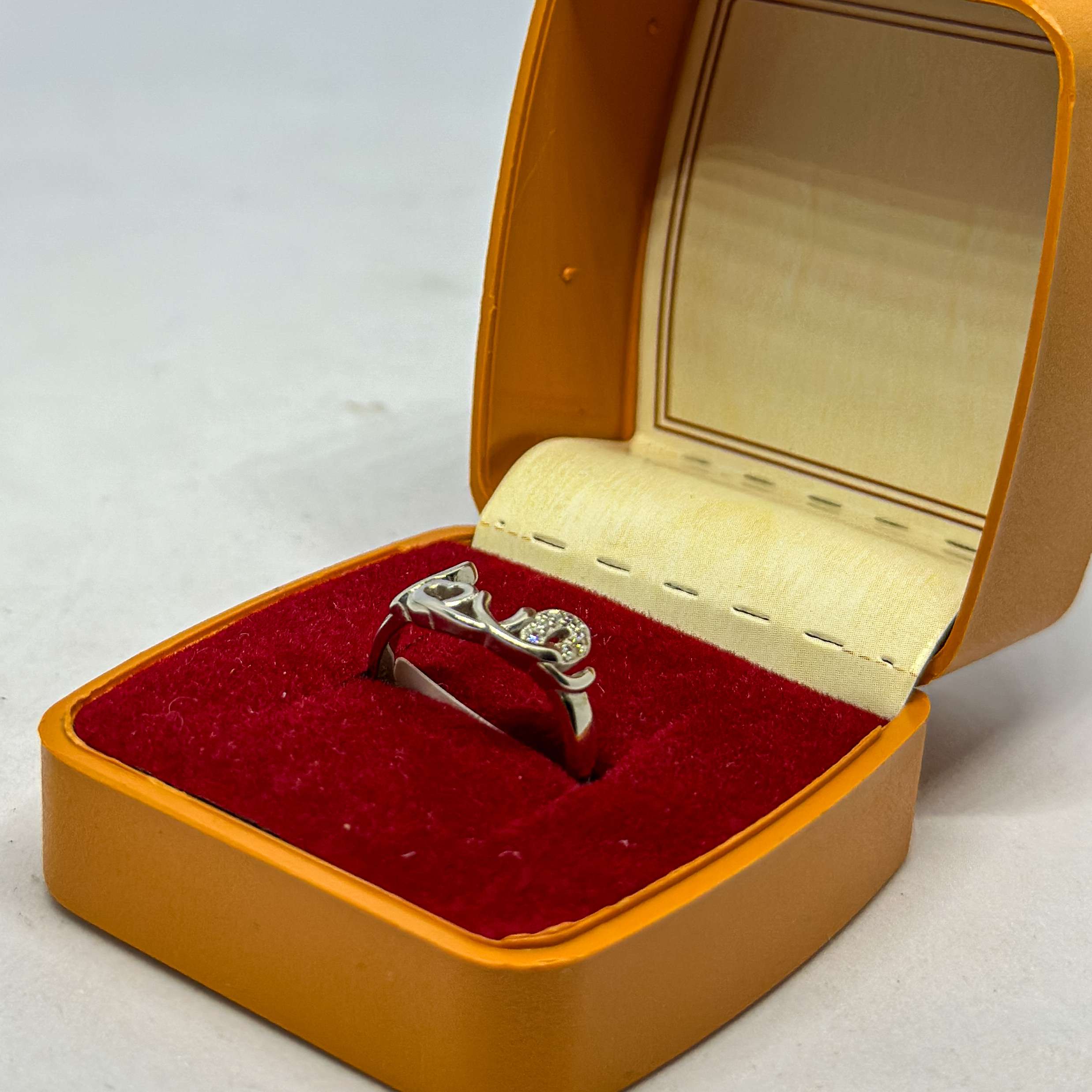 White Stoned Ring(Size:13) (CODE: VSNCGR041), Girls Ring, 925 Sterling silver. - Image 3