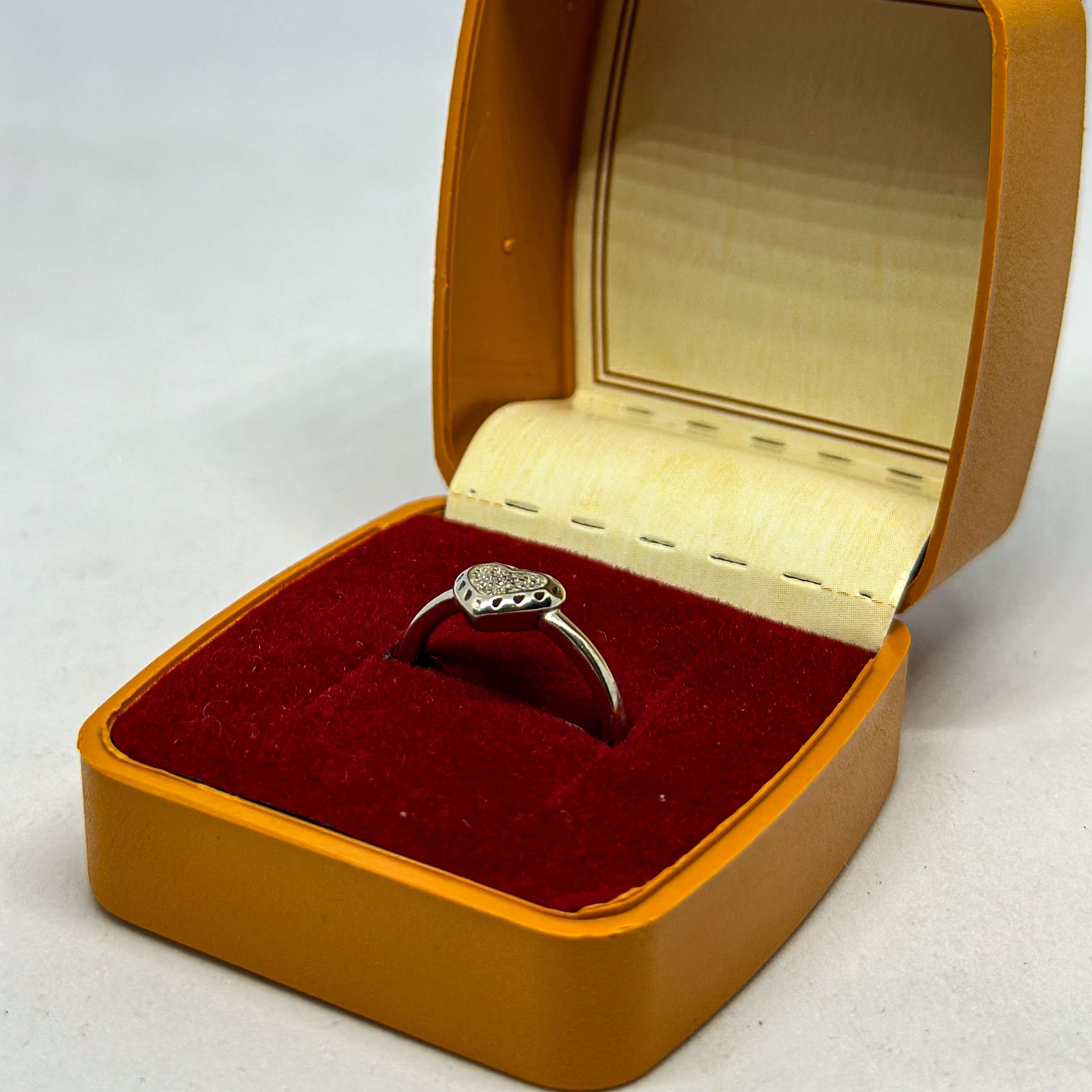 Heart Ring(Size:10) (CODE: VSNCGR047), Girls Ring, 925 Sterling silver. - Image 3