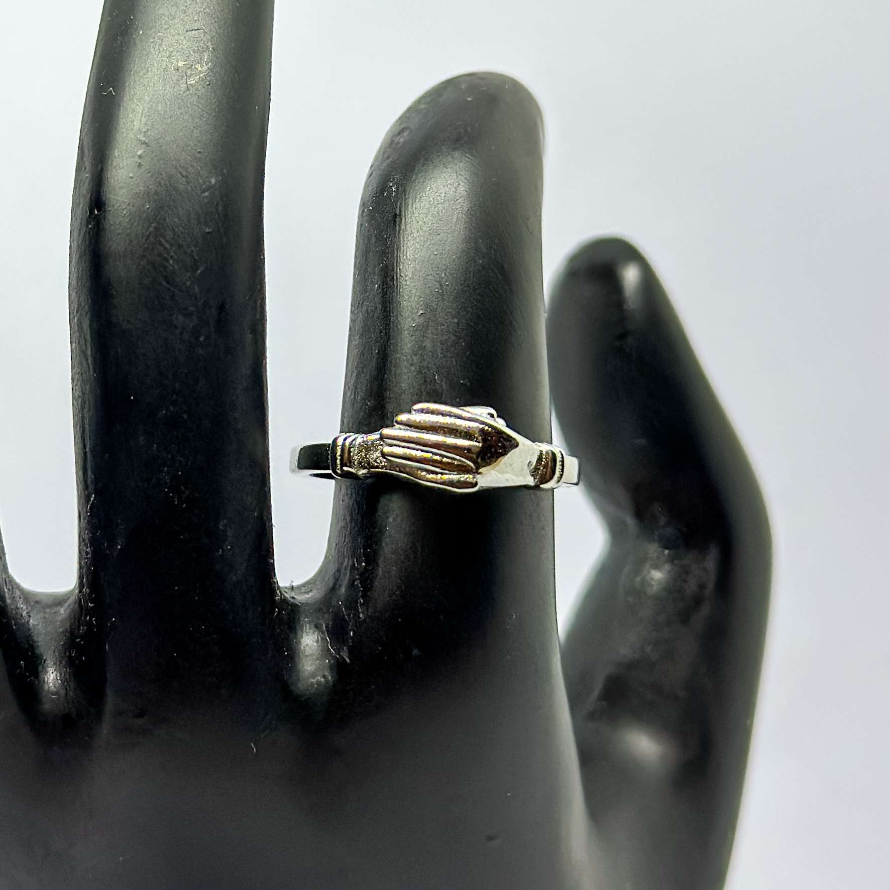 Hug Ring (Size:14)(CODE: VSNCGR062), Girls Ring, 925 Sterling silver.