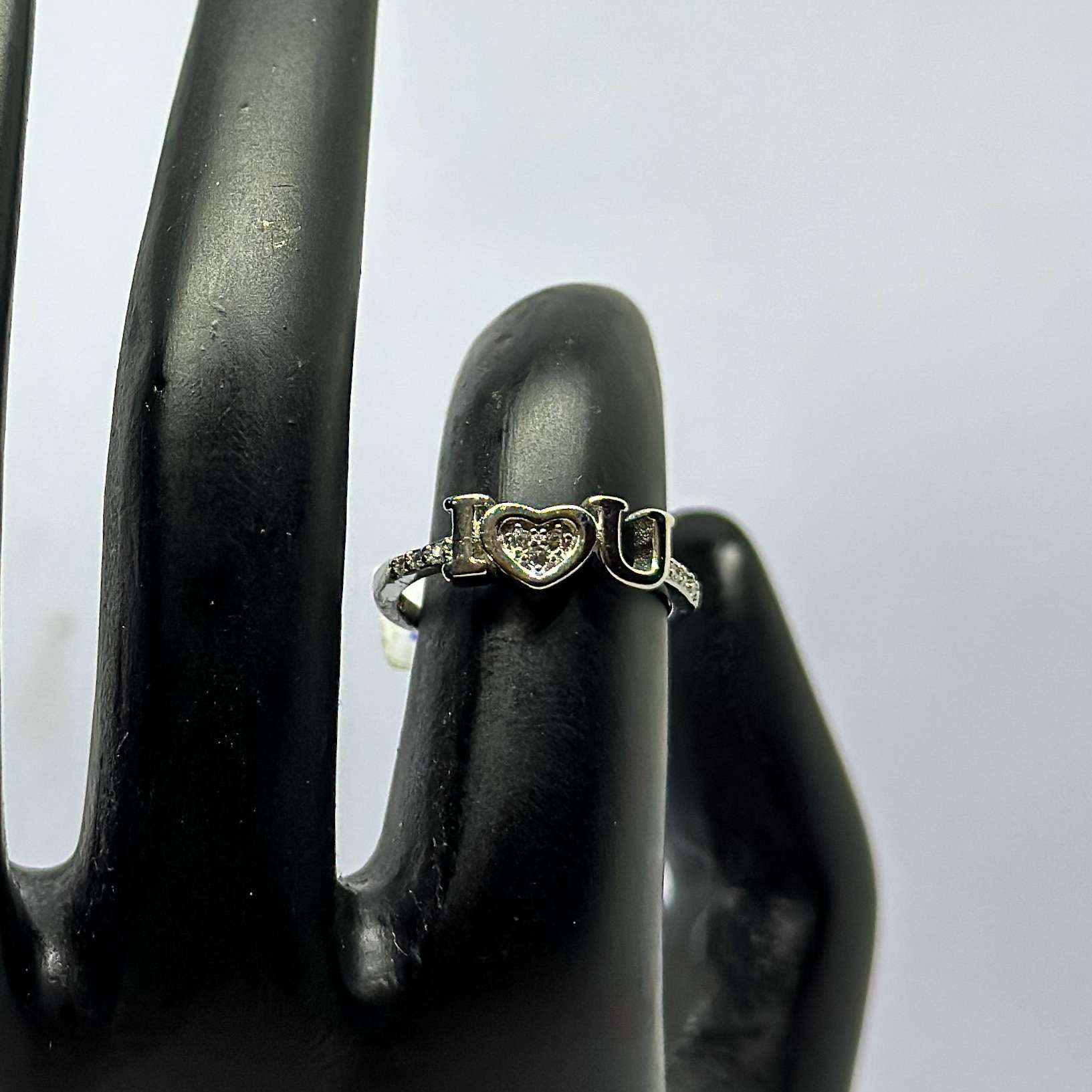 Love Ring (Size:9)(CODE: VSNCGR072), Girls Ring, 925 Sterling silver.