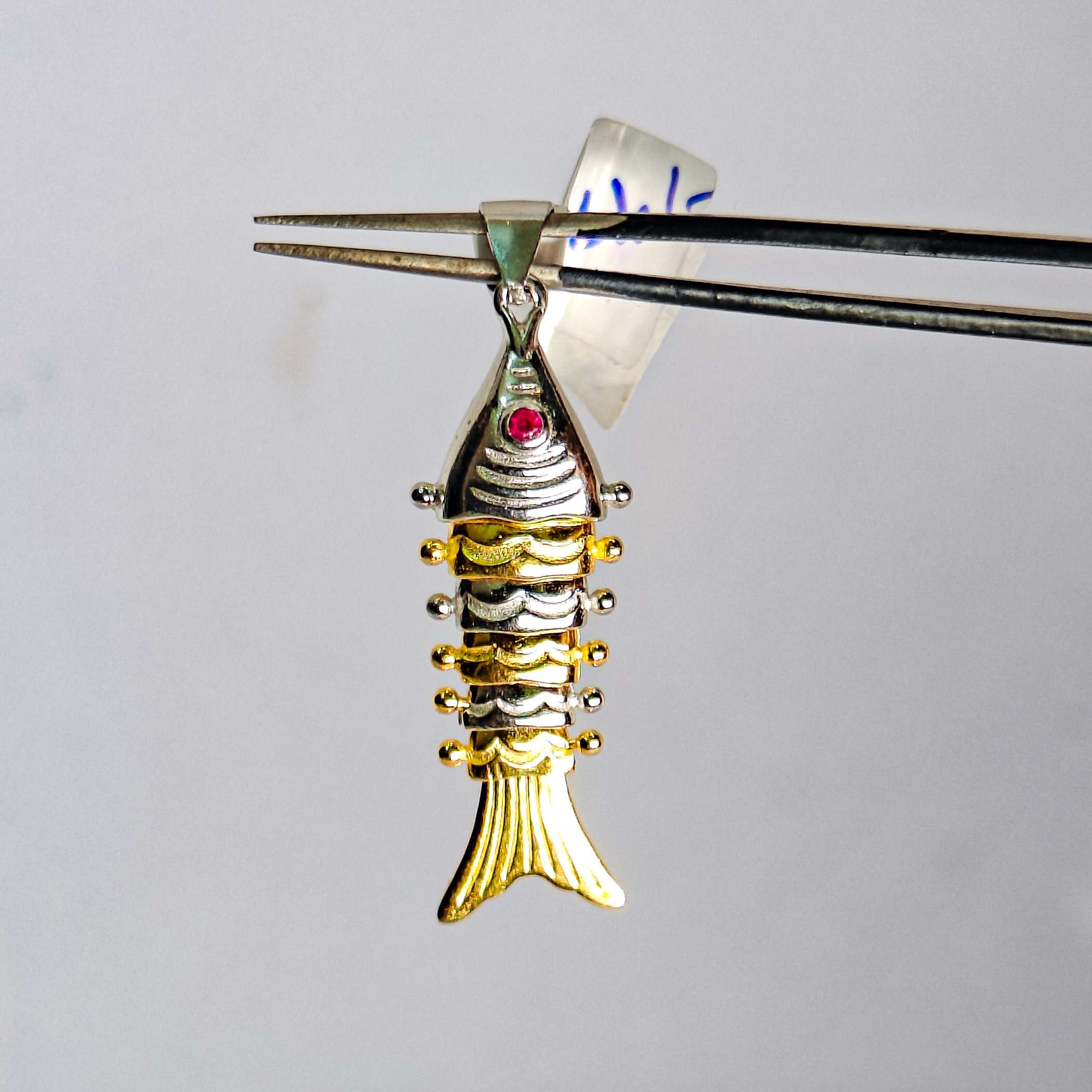 Mens Fish Locket,(CODE:VSNCFL001),S925 Silver.