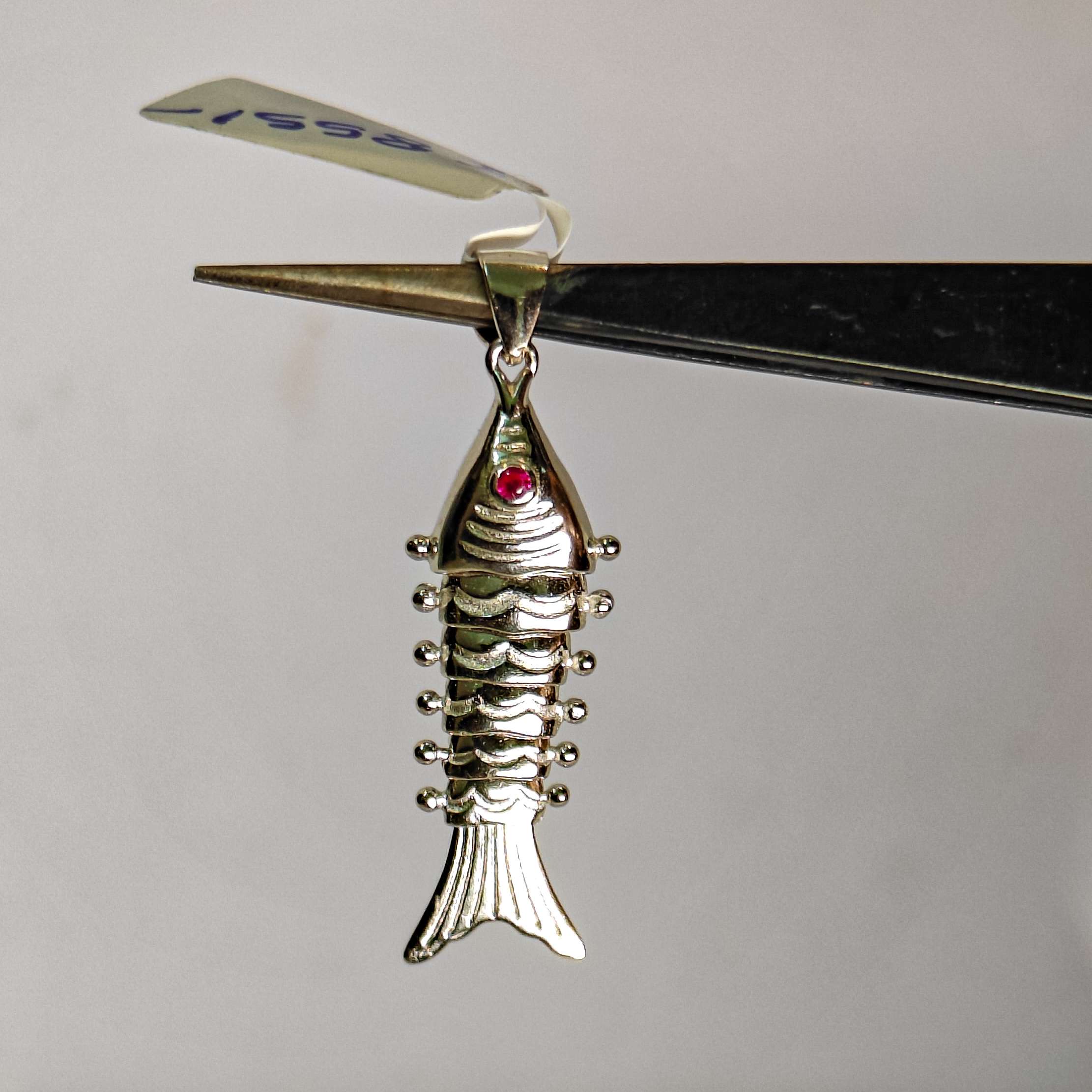 Mens Fish Locket,(CODE:VSNCFL002),S925 Silver.