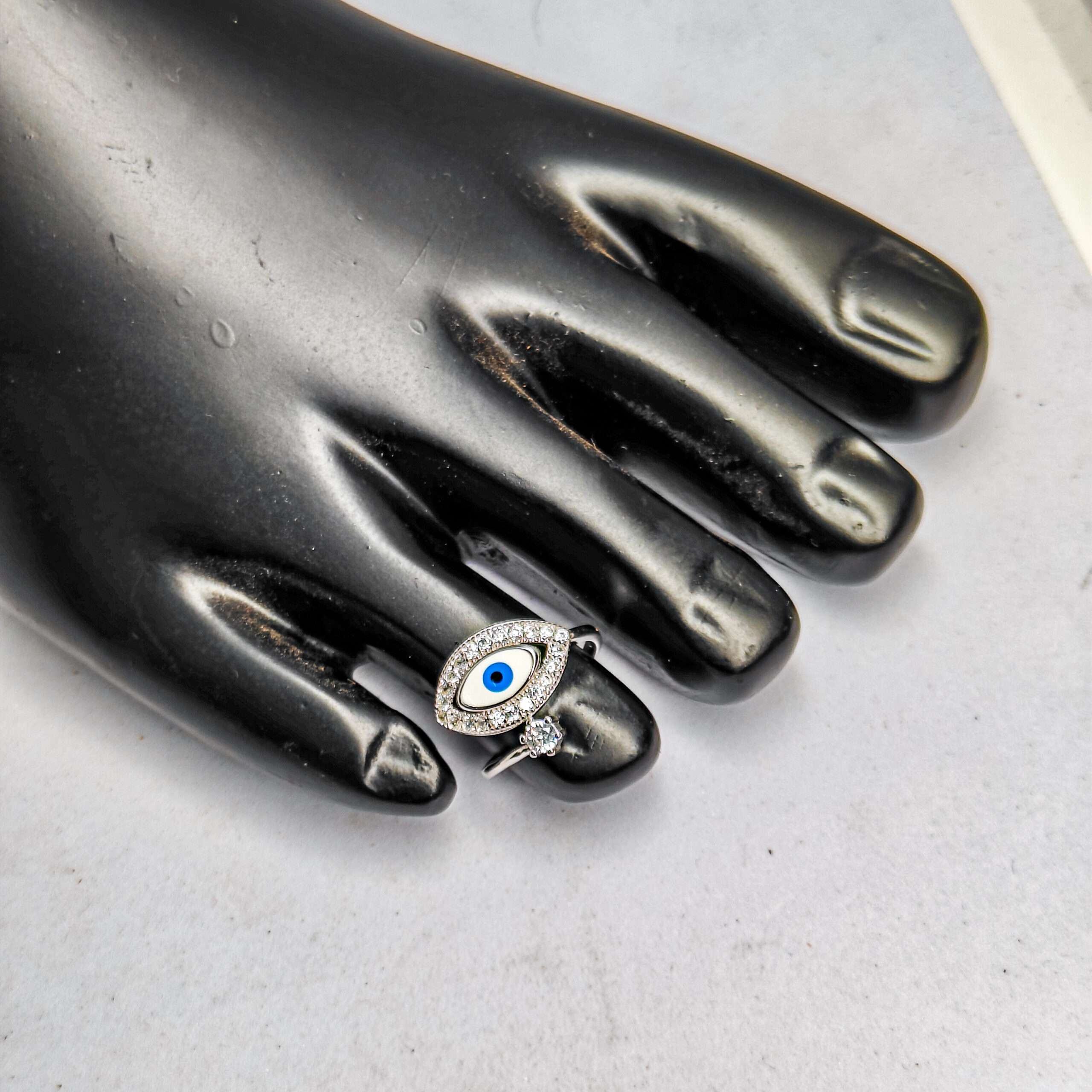 Evil Eye Toe Ring (CODE: VSNCTR011) For Girls S925 Sterling Silver.