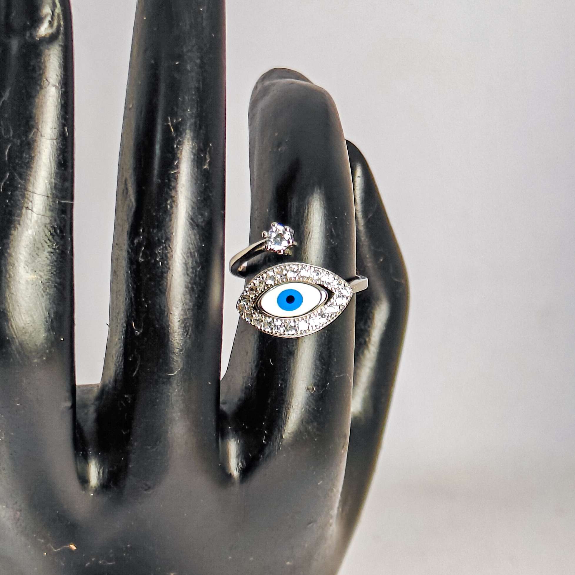 Evil Eye Girls Ring ,(CODE:VSNCGR091 )S925 Sterling Silver