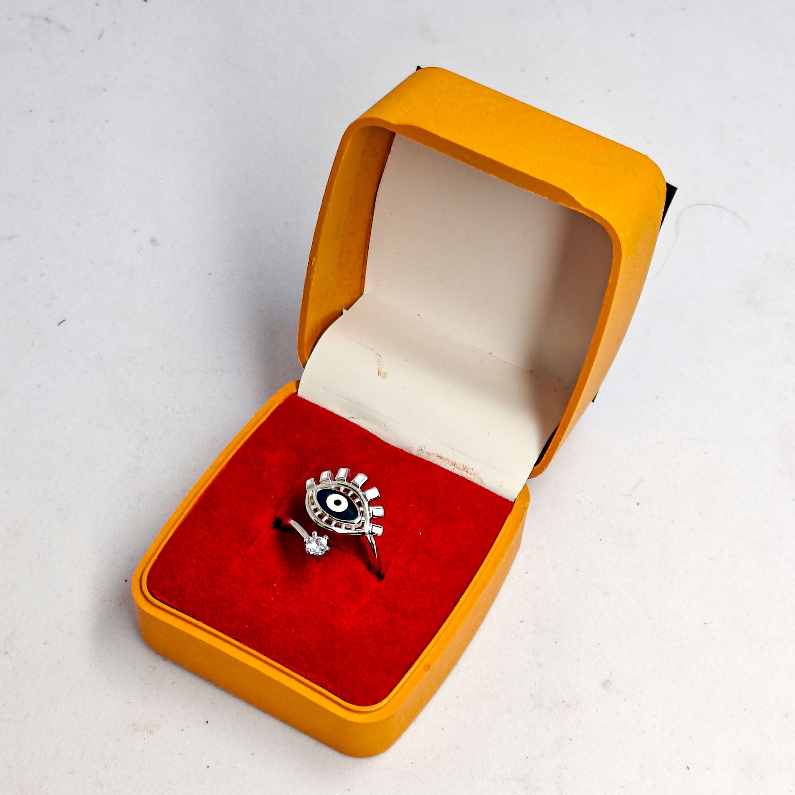 Evil Eye Girls Ring ,(CODE:VSNCGR086 )S925 Sterling Silver - Image 3