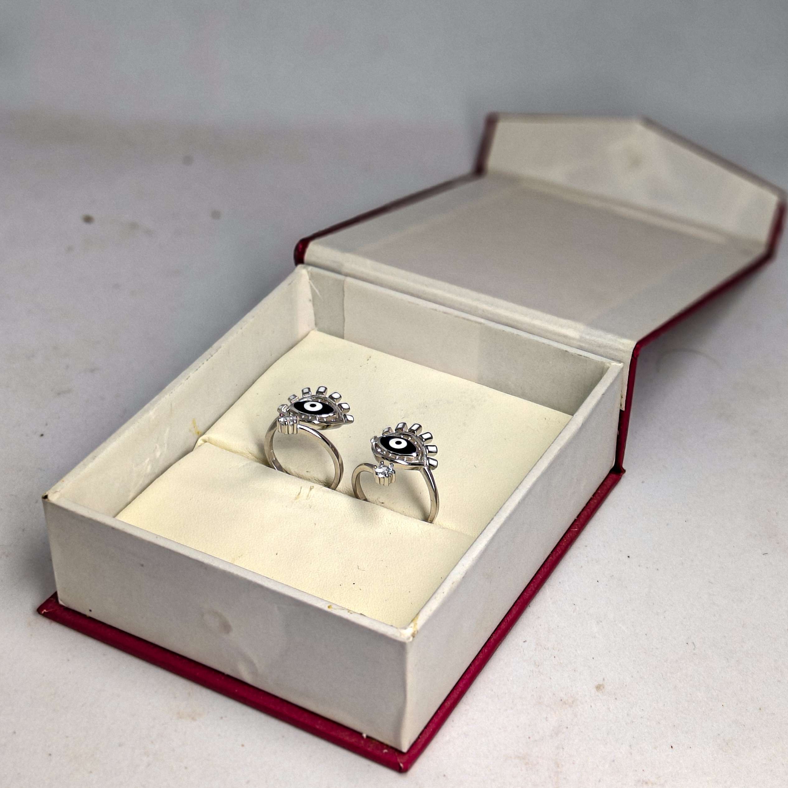 Evil Eye Toe Ring (CODE: VSNCTR008) For Girls S925 Sterling Silver. - Image 3