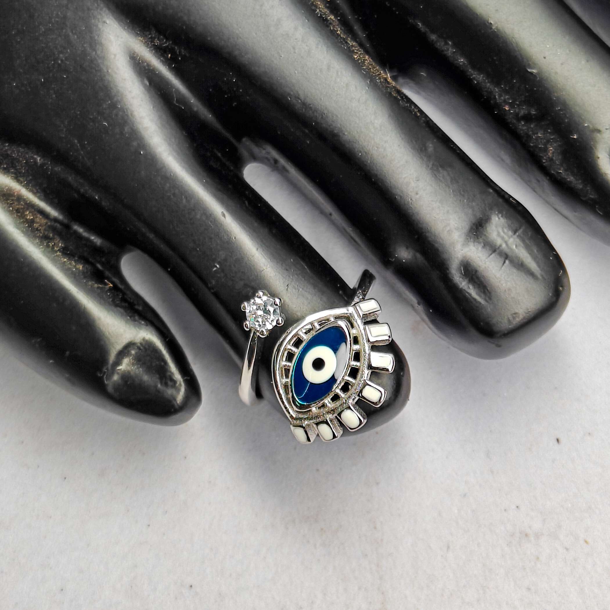 Evil Eye Toe Ring (CODE: VSNCTR008) For Girls S925 Sterling Silver.