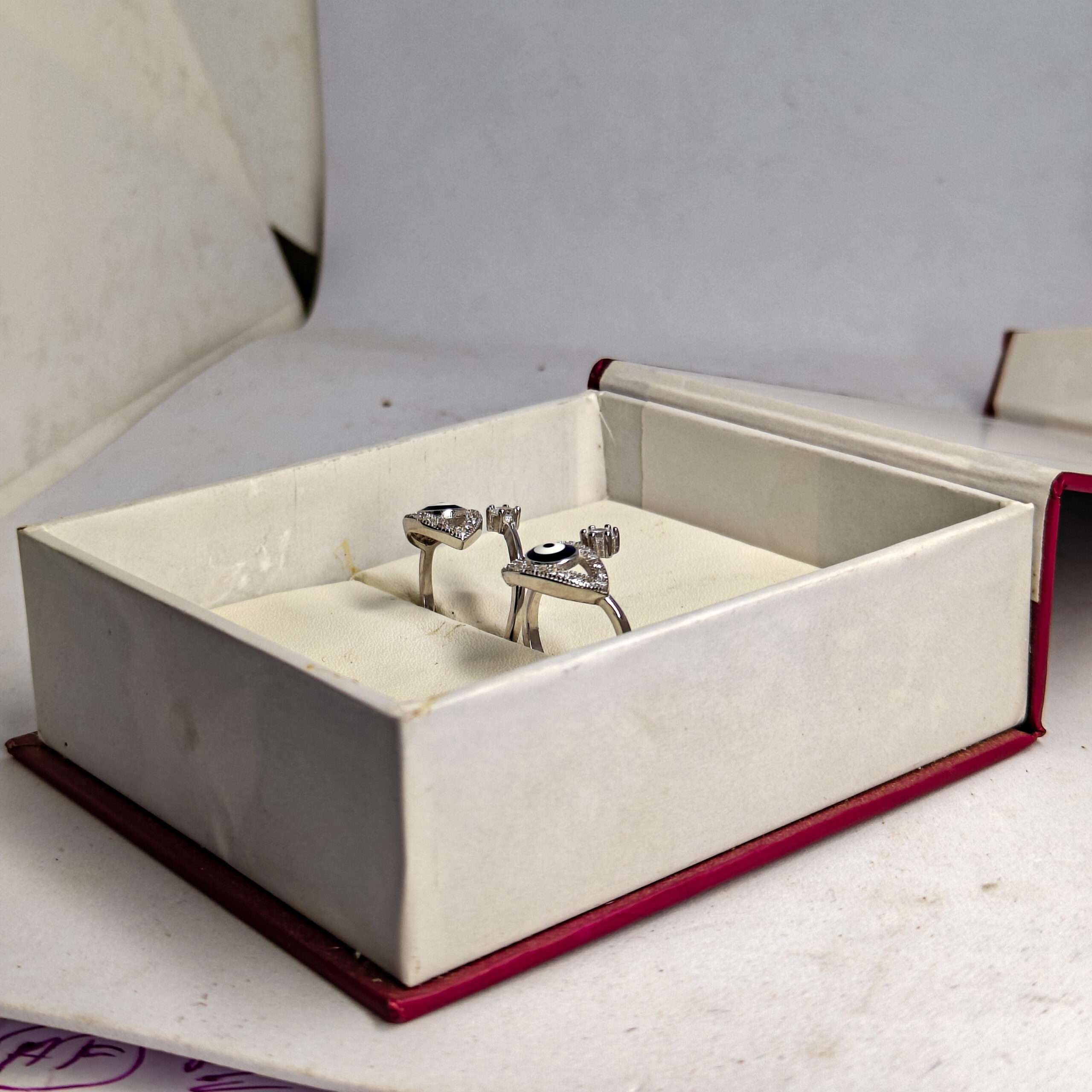 Evil Eye Toe Ring (CODE: VSNCTR009) For Girls S925 Sterling Silver. - Image 4