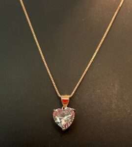 Rose Gold Chain And Locket Set for girls (CODE: VSNCRGCS022), 925 Sterling silver
