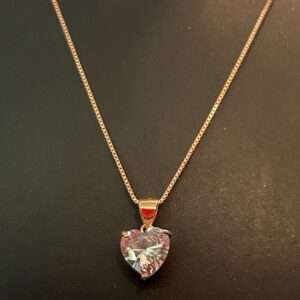 Rose Gold Chain And Locket Set for girls (CODE: VSNCRGCS022), 925 Sterling silver