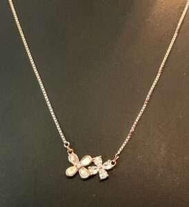 Rose Gold Chain And Locket Set for girls (CODE: VSNCRGCS020), 925 Sterling silver