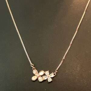 Rose Gold Chain And Locket Set for girls (CODE: VSNCRGCS020), 925 Sterling silver