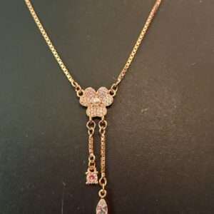 Rose Gold Chain And Locket Set for girls (CODE: VSNCRGCS024), 925 Sterling silver