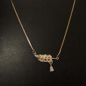 Rose Gold Chain And Locket Set for girls (CODE: VSNCRGCS027), 925 Sterling silver