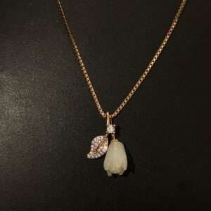 Rose Gold Chain And Locket Set for girls (CODE: VSNCRGCS033), 925 Sterling silver