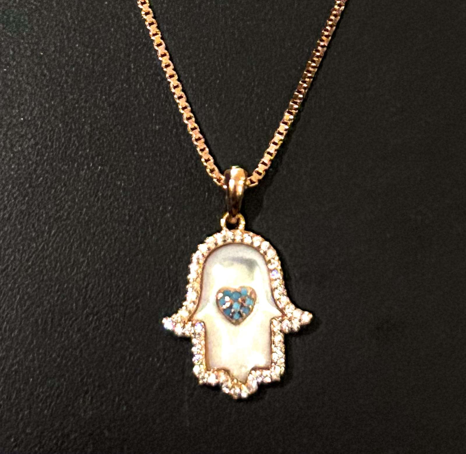 Rose Gold Chain And Locket Set for girls (CODE: VSNCRGCS025), 925 Sterling silver