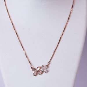 Rose Gold Chain And Locket Set for girls (CODE: VSNCRGCS020), 925 Sterling silver