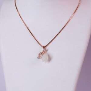 Rose Gold Chain And Locket Set for girls (CODE: VSNCRGCS033), 925 Sterling silver