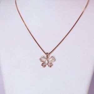 Rose Gold Chain And Locket Set for girls (CODE: VSNCRGCS026), 925 Sterling silver