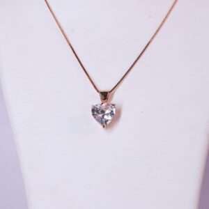 Rose Gold Chain And Locket Set for girls (CODE: VSNCRGCS022), 925 Sterling silver