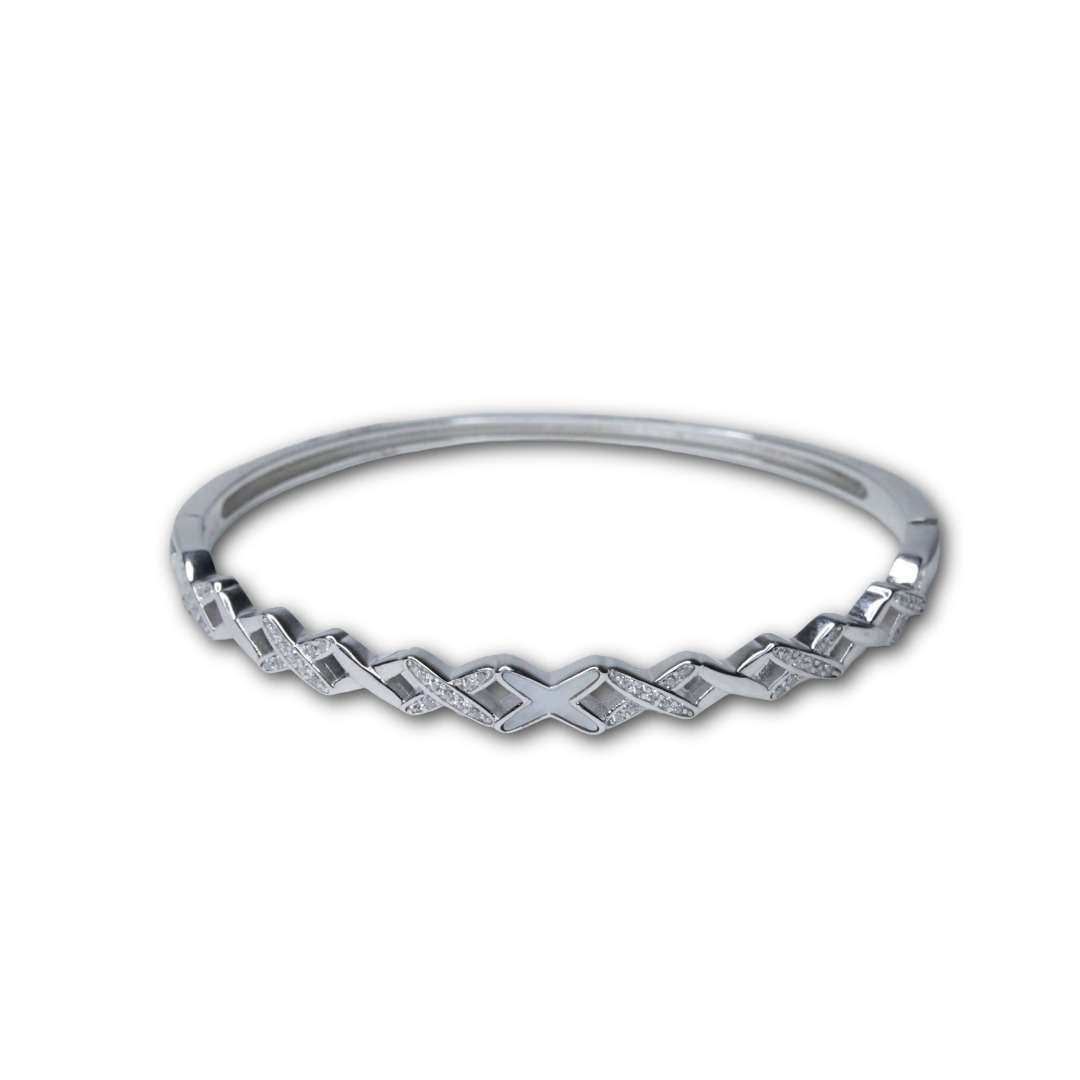 Silver Kada for girls (CODE: VSNCGSK012), 925 Sterling silver.