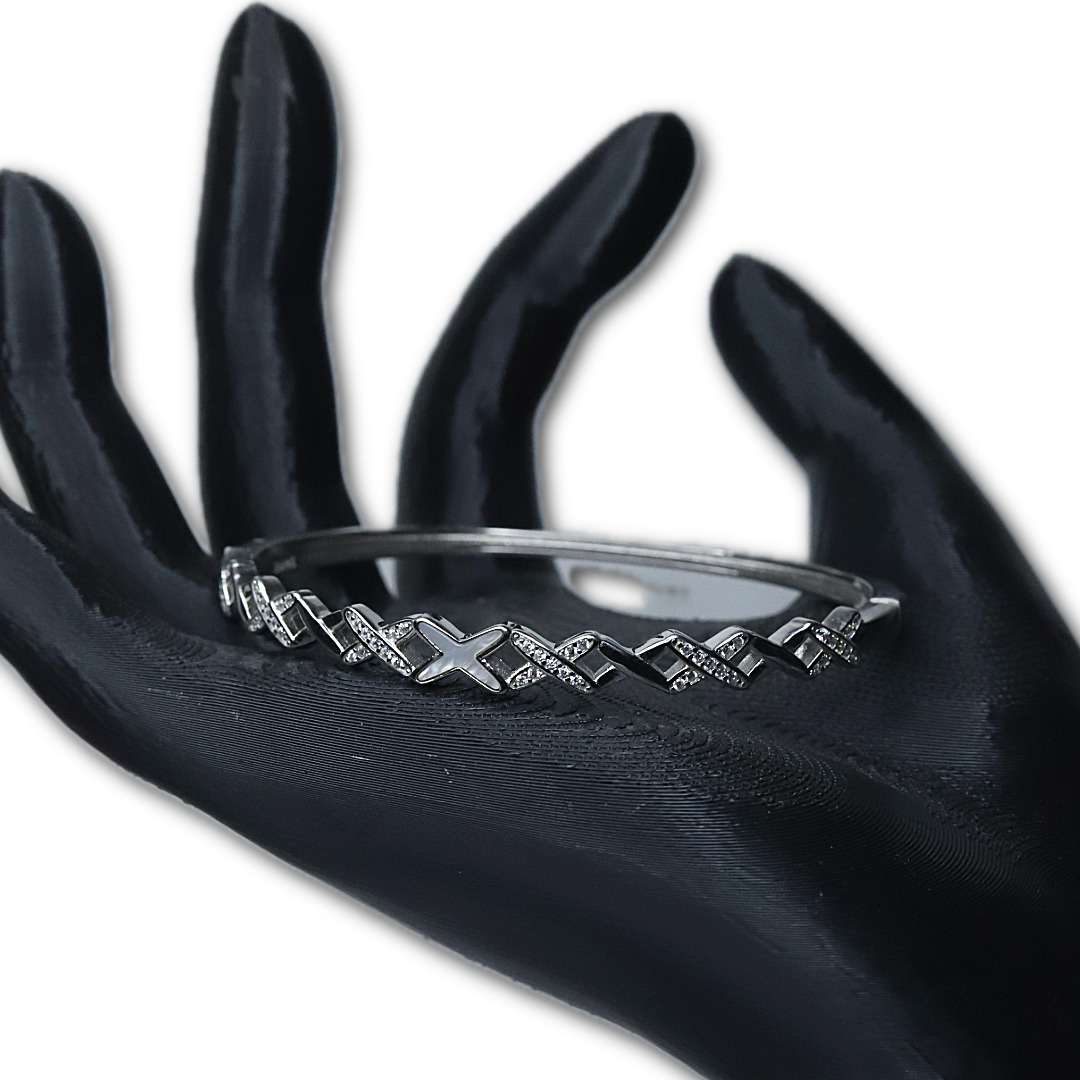 Silver Kada for girls (CODE: VSNCGSK012), 925 Sterling silver. - Image 2