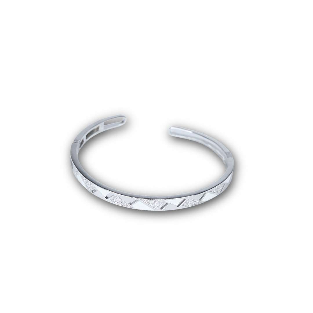 Silver Kada for girls (CODE: VSNCGSK008), 925 Sterling silver.