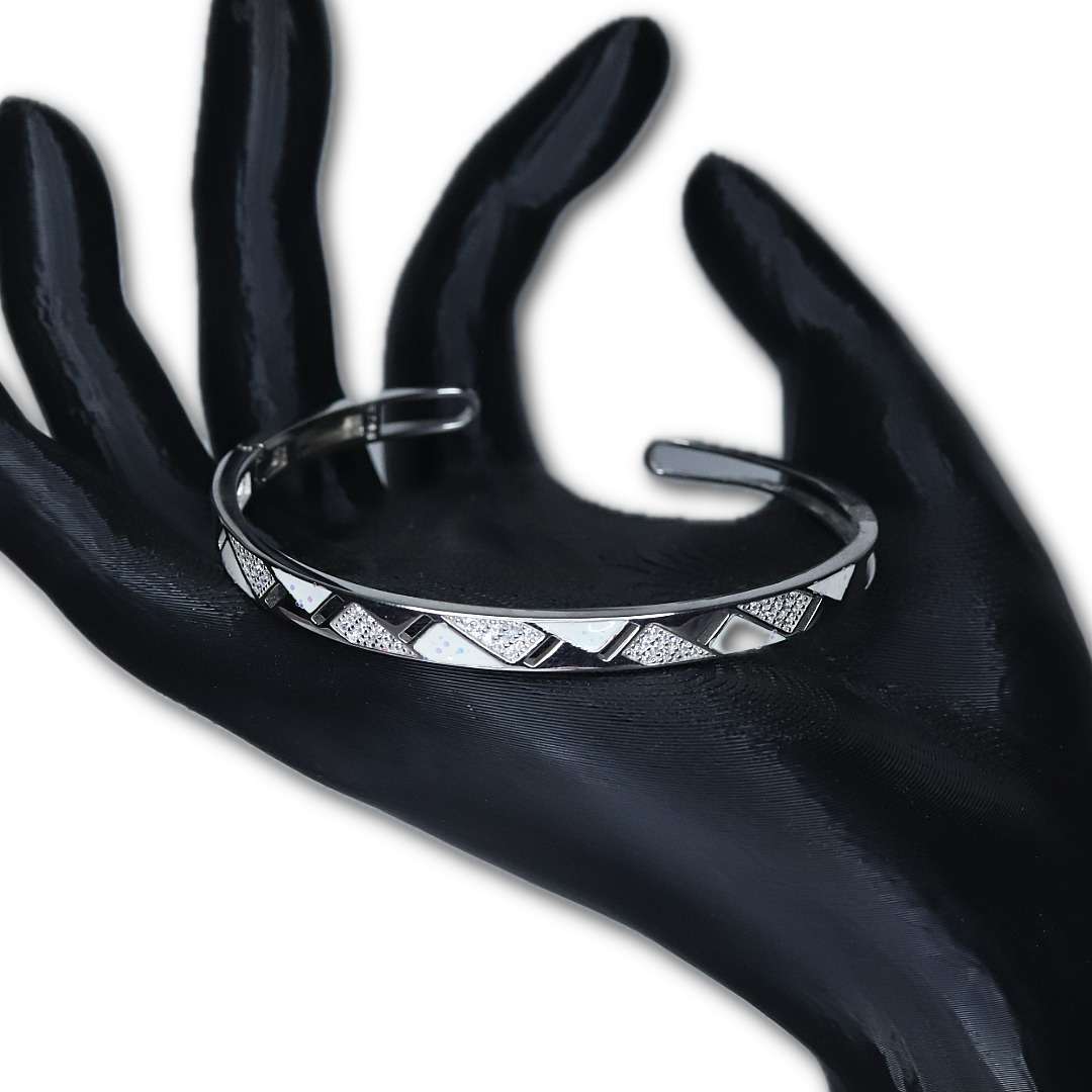Silver Kada for girls (CODE: VSNCGSK008), 925 Sterling silver. - Image 2