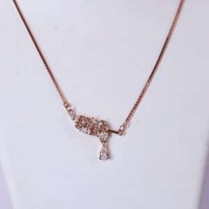 Rose Gold Chain And Locket Set for girls (CODE: VSNCRGCS027), 925 Sterling silver