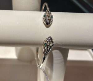 Matt Flex OX Kada for girls (CODE: VSNCMFK010), Adjustable Plain Pipe Kada, 925 Sterling silver.