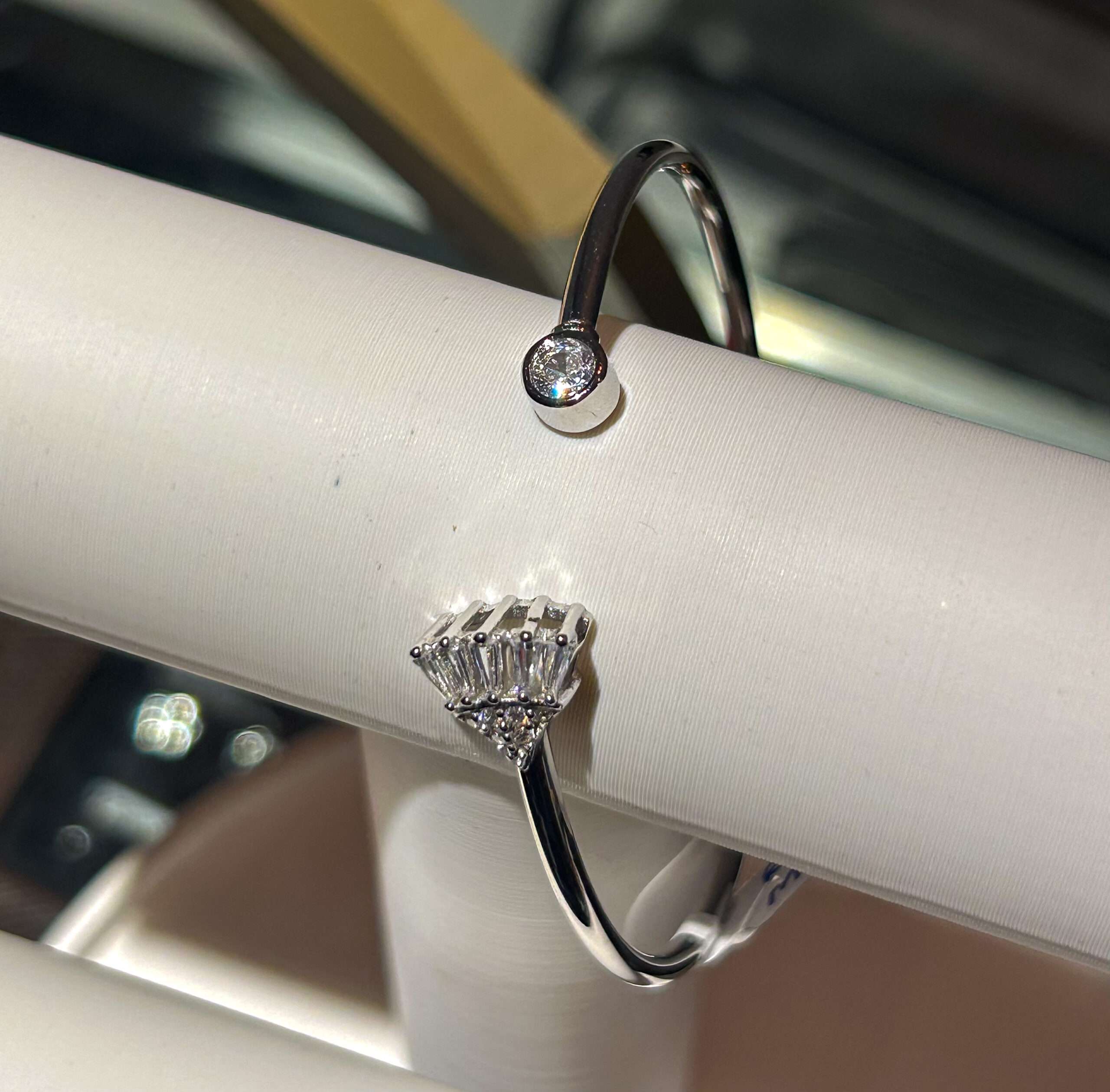 Matt Flex OX Kada for girls (CODE: VSNCMFK012), Adjustable Plain Pipe Kada, 925 Sterling silver.