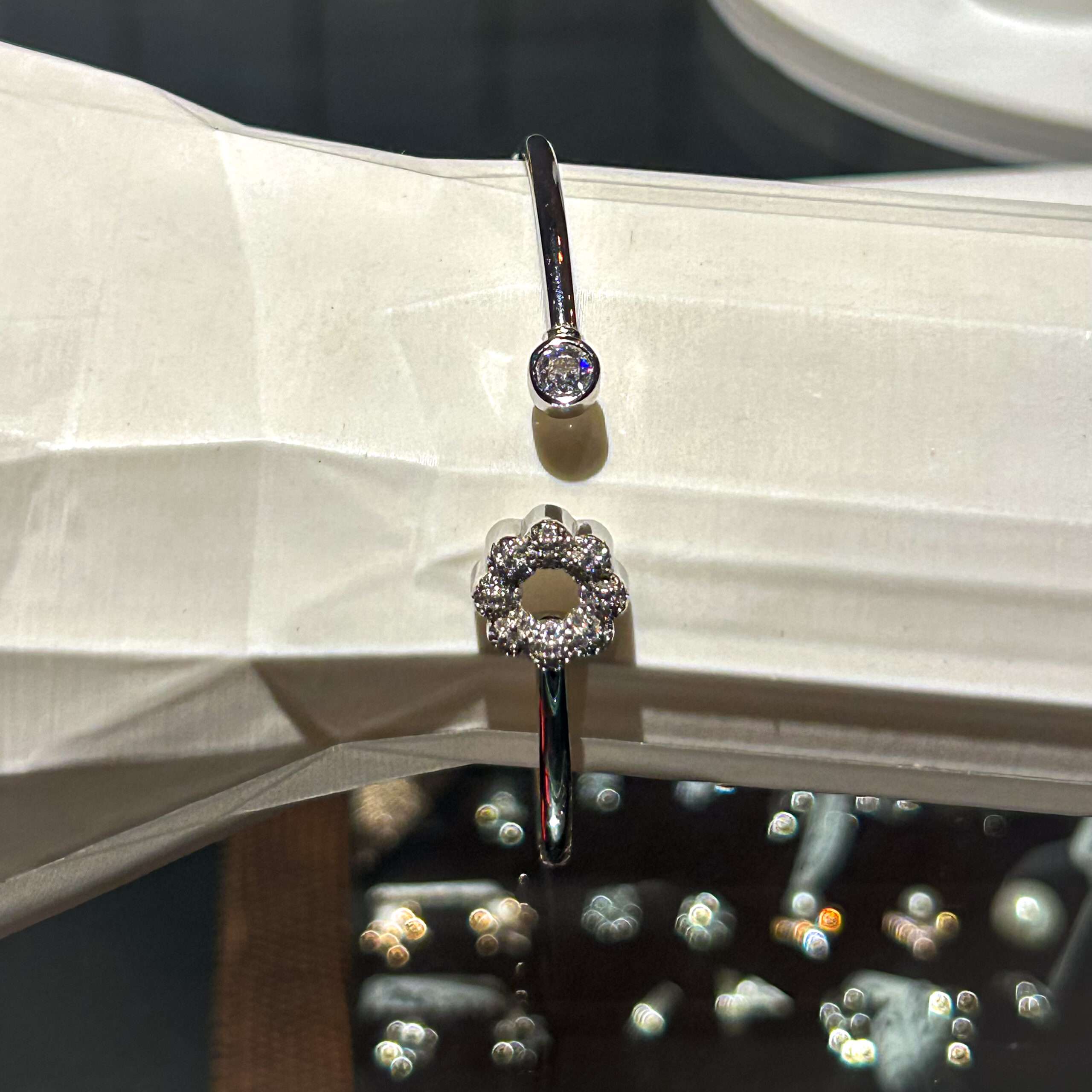 Matt Flex OX Kada for girls (CODE: VSNCMFK011), Adjustable Plain Pipe Kada, 925 Sterling silver.