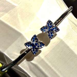 Matt Flex OX Kada for girls (CODE: VSNCMFK014), Adjustable Plain Pipe Kada, 925 Sterling Silver.