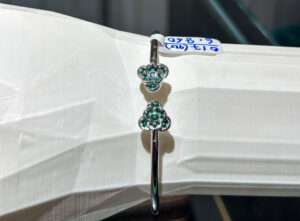 Matt Flex OX Kada for girls (CODE: VSNCMFK017), Adjustable Plain Pipe Kada, 925 Sterling Silver.