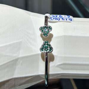 Matt Flex OX Kada for girls (CODE: VSNCMFK017), Adjustable Plain Pipe Kada, 925 Sterling Silver.