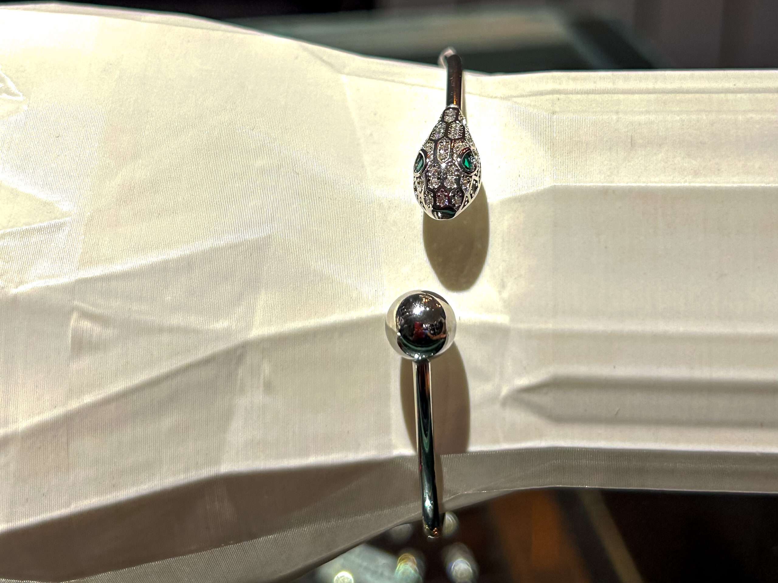 Matt Flex OX Kada for girls (CODE: VSNCMFK013), Adjustable Plain Pipe Kada, 925 Sterling silver.