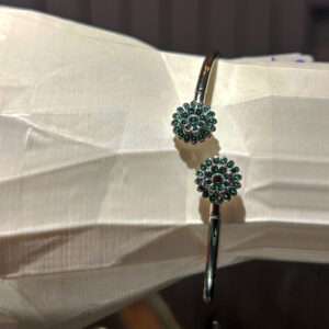 Matt Flex OX Kada for girls (CODE: VSNCMFK015), Adjustable Plain Pipe Kada, 925 Sterling silver.