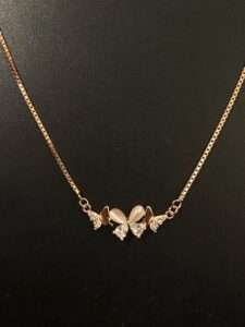 Rose Gold Chain And Locket Set for girls (CODE: VSNCRGCS019), 925 Sterling silver