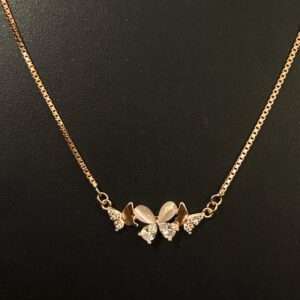 Rose Gold Chain And Locket Set for girls (CODE: VSNCRGCS019), 925 Sterling silver